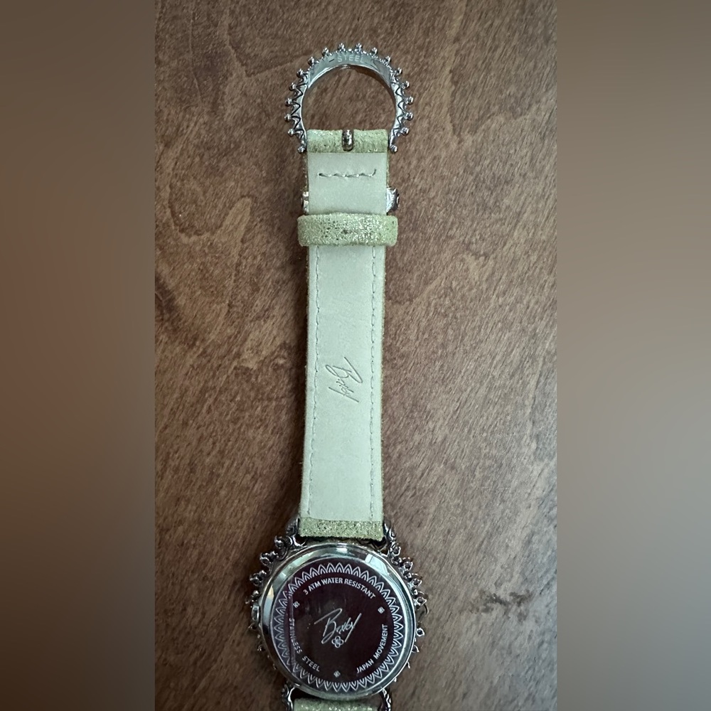 Barbara Bixby Lapis & Mother of Pearl Moon Face Watch - Picture 7 of 10